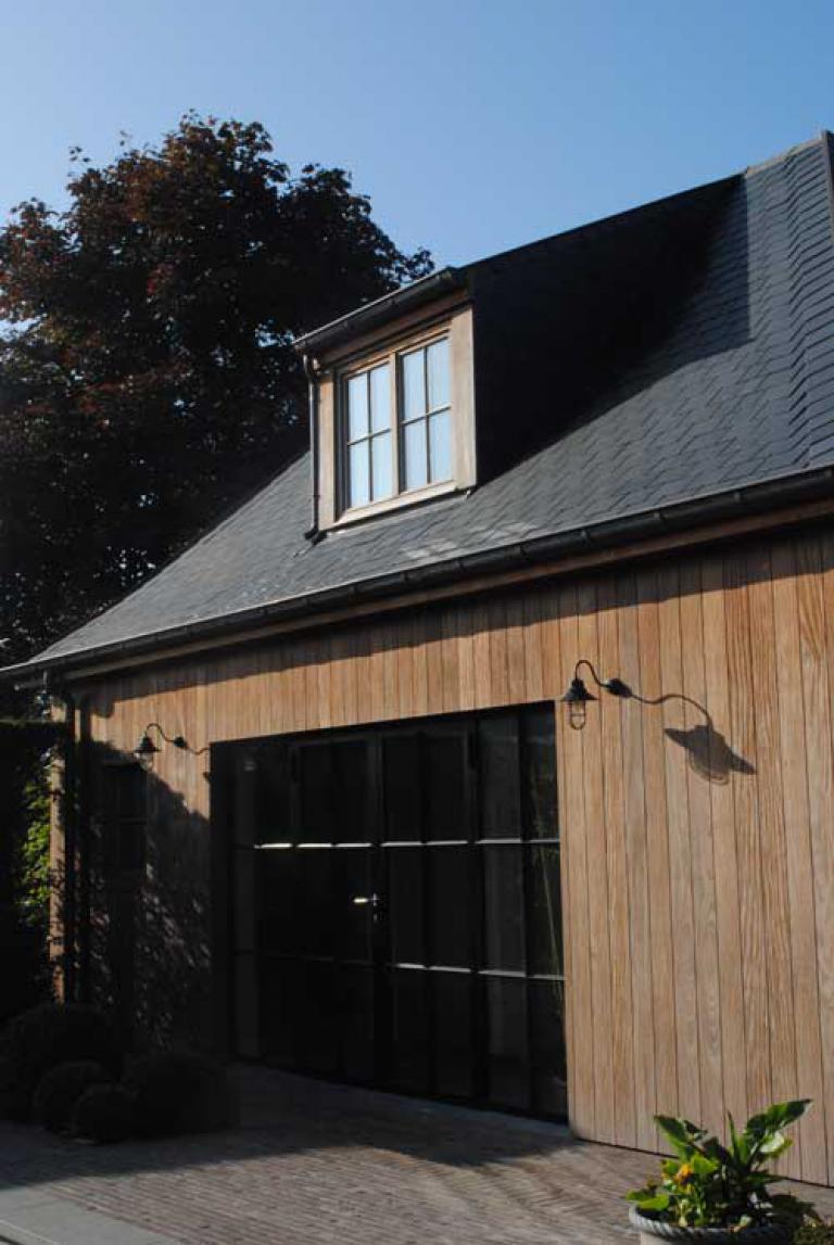 Verbouwing garage naar poolhouse Desselgem