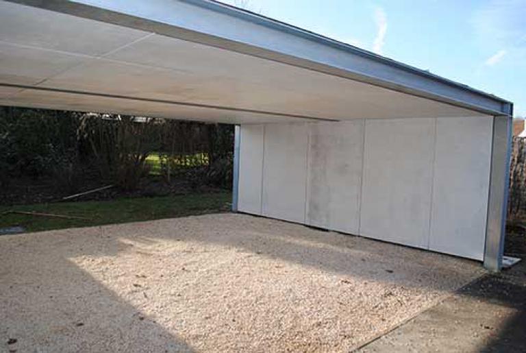 Renovatie dakkapel en carport Rollegem